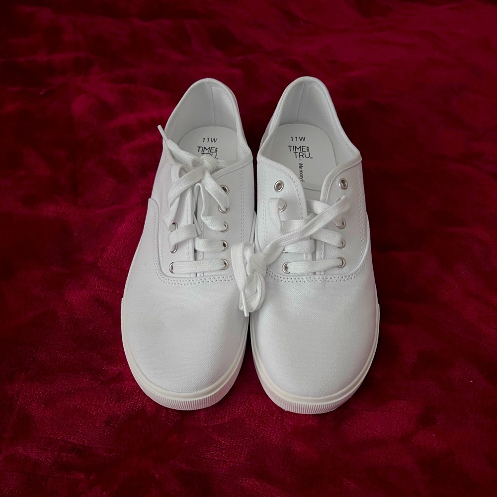 White sneakers